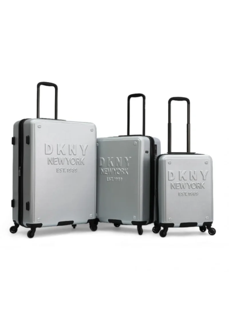 DKNY Dkny New Yorker Hardside Luggage on Wheels for Unisex | Ultra Lightweight ABS on with Spinner Wheels 4 Color Silver