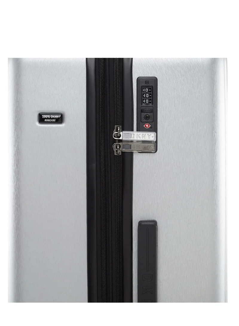 DKNY Dkny New Yorker Hardside Luggage on Wheels for Unisex | Ultra Lightweight ABS on with Spinner Wheels 4 Color Silver