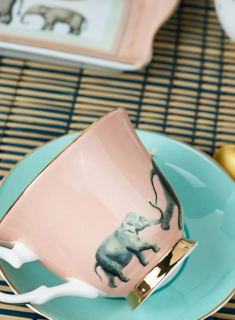 YVONNE ELLEN Teacup & Saucer Elephant