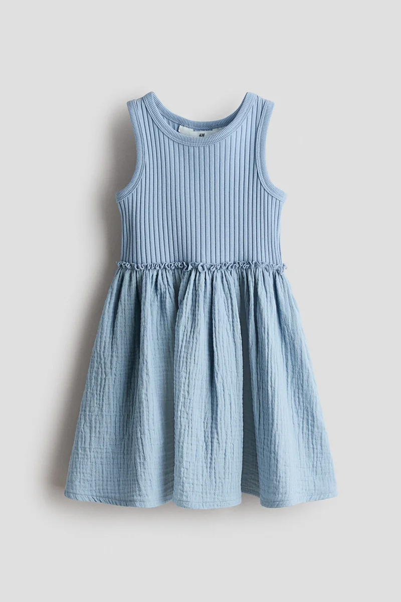 H&M Muslin-skirt dress
