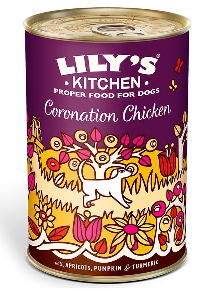 Lily's Kitchen - Coronation Chicken Dog Wet Food 400g - Image 1