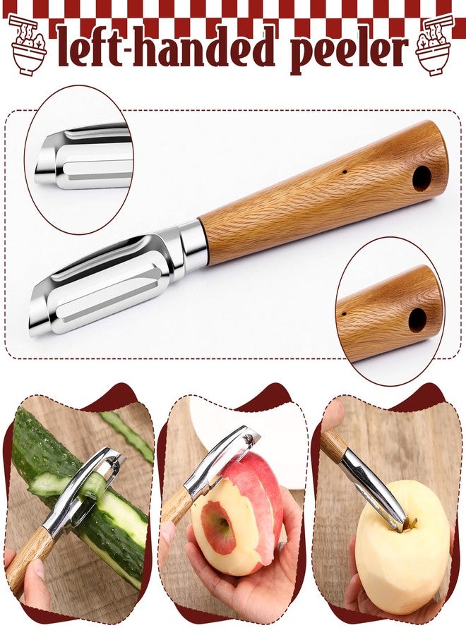 Leriton Left Handed Kitchen Scissors Shears Can Opener and Peeler Set Left Handed Kitchen Tools Utensils for Adults Women Men - Image 5