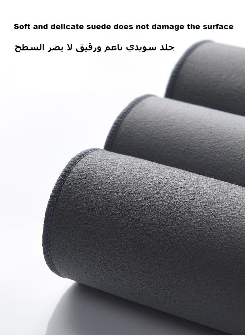 Audi - Car Care Car Wash Towel Absorbent Clean and Dry Coral Velvet Suede Double Sided Thickened Audi Special 2 Pack - Image 1