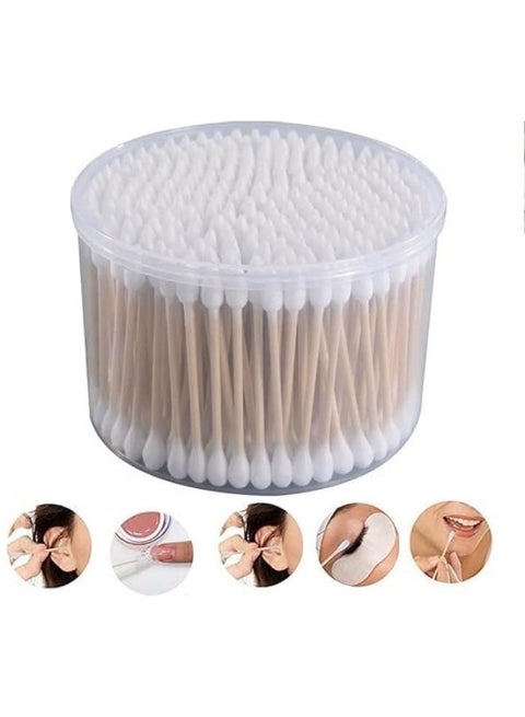 اعواد قطنية كبيرة -ودانة  بامبو طبيعي دانا - 300عصا للتنظيف اليومي