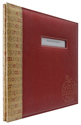 MCS MBI 13.5x12.5 School Memories Scrapbook Album with 12x12 Inch Pages with Signature Opening (850010) - Image 3