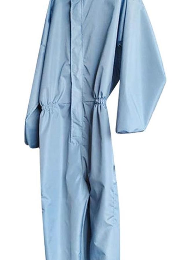 klarako 2PCS Reusable Protective Overall with Long Sleeves Zip Closure Safety Clothing Outdoor Indoor Wearing Size XL (Blue) - Image 4