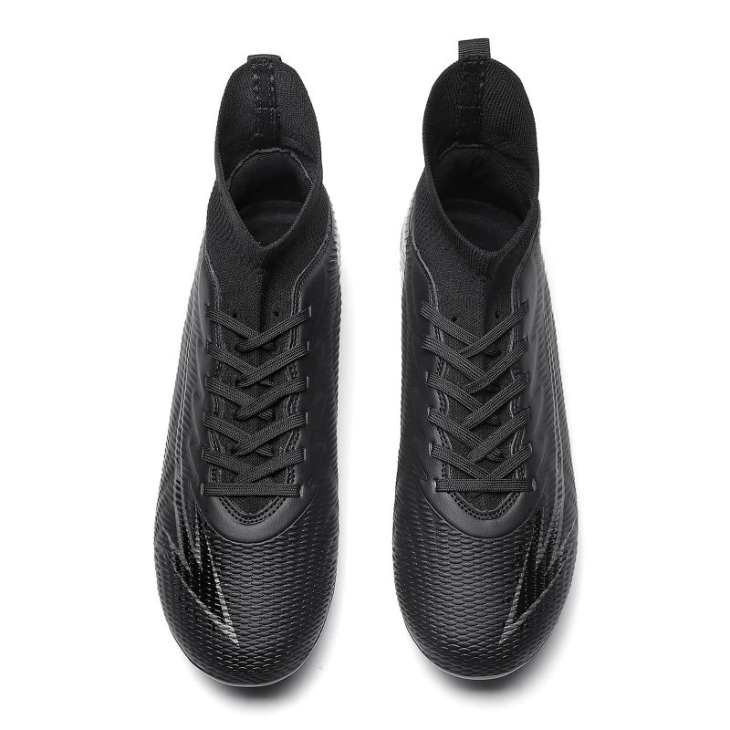 Up run Soccer Cleats for Mens Womens High Tops Lace Up Unisex Football Shoes Indoor Turf Soccer Shoes AG FG TF for Beginners to Advanced Players - Image 3