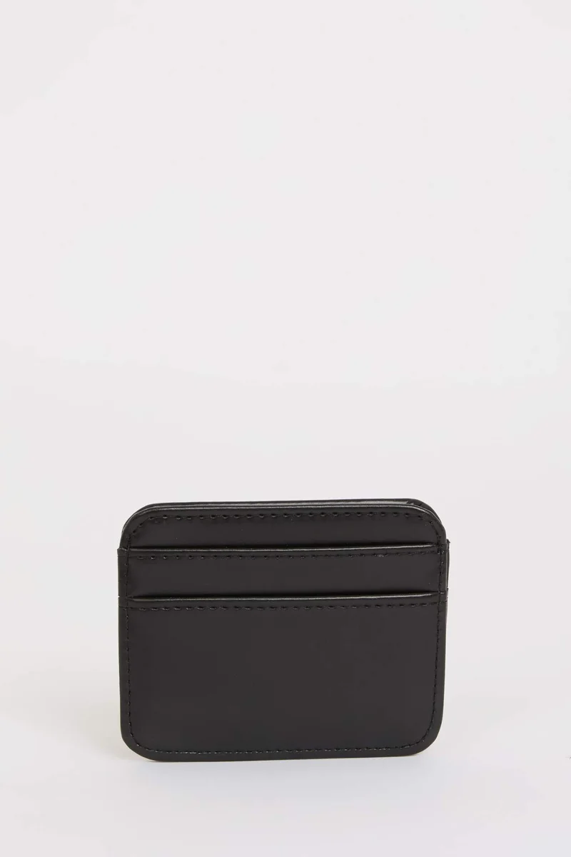 Defacto  Woman Faux Leather Business Card Wallet for Women | Best Price UAE