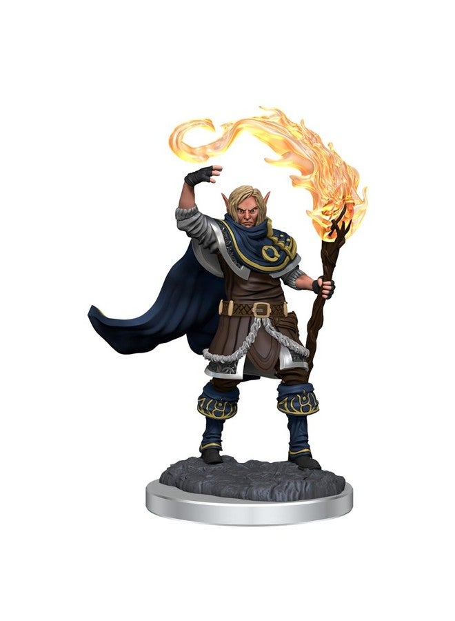 Dungeons & Dragons D&D: Nolzur's Marvelous Unpainted Minis: Elf Cleric Male WZK 90404 - Image 2