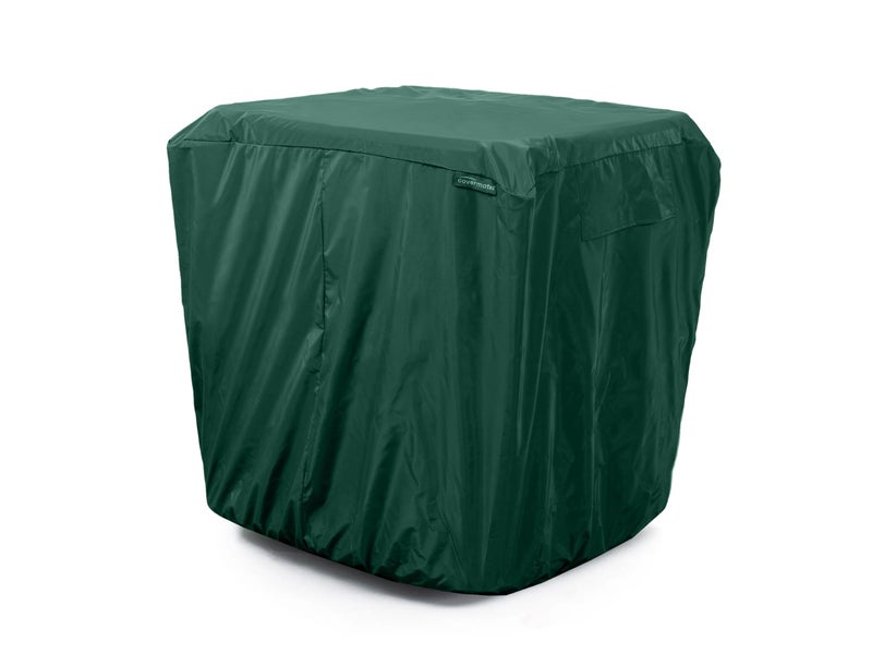 Covermates Air Conditioner Cover  Durable WeatherResistant Protection for Outdoor Units Classic 12Guage Vinyl 32W x 32D x 36H Green