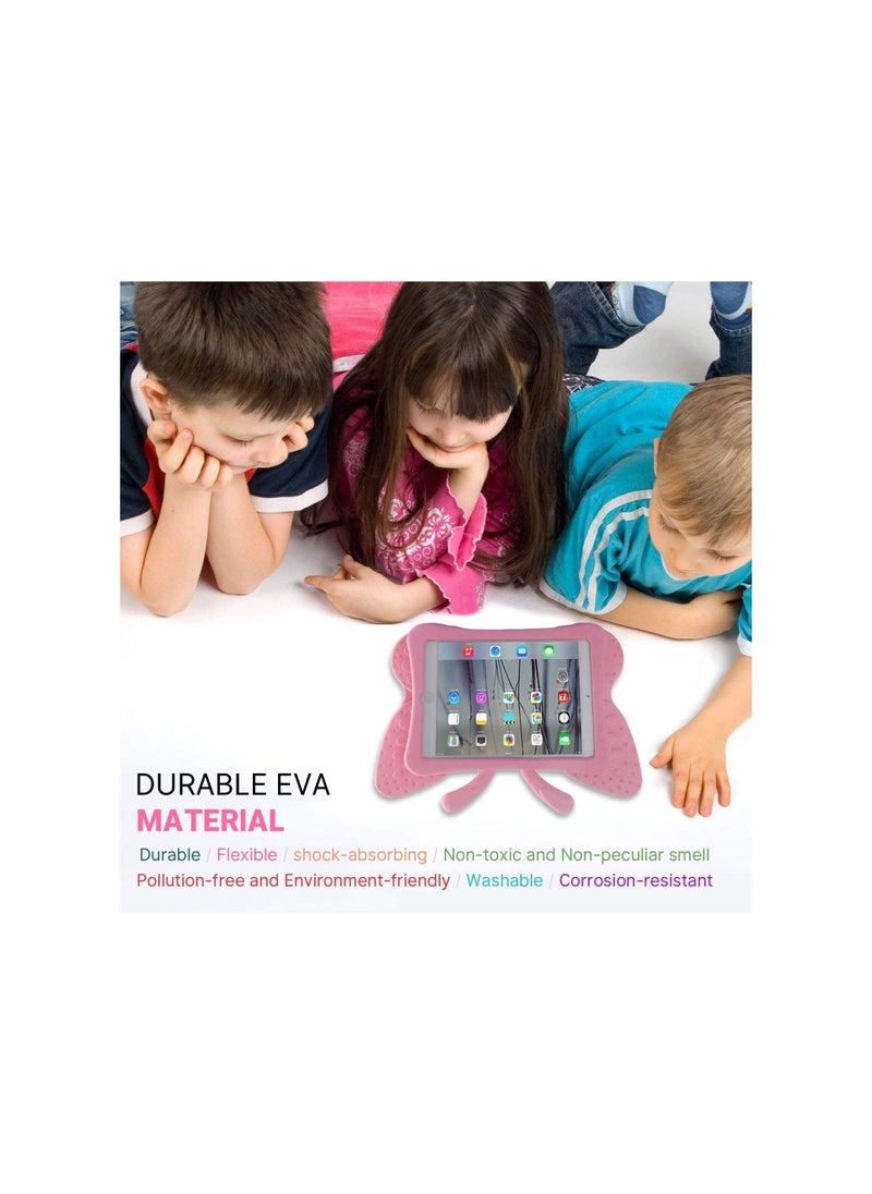 AIDASHINE - iPad 7 8 9 10.2 Kids Case iPad 9 10.2 3D Cute Butterfly Case for Kids Light Weight EVA Stand Shockproof Rugged Heavy Duty Kids Friendly iPad Cover for Girl iPad 10.2 iPad 7th 8th 9th - Image 1
