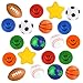 Atiloy 20 Packs Mini Stress Balls for Kids Mini Sport Baseball Basketball Football Soccer Earth Yellow Faom Ball Small Stress Squeeze Anxious Balls for Kids Adults School Classroom Reward Office Carnival - Image 2