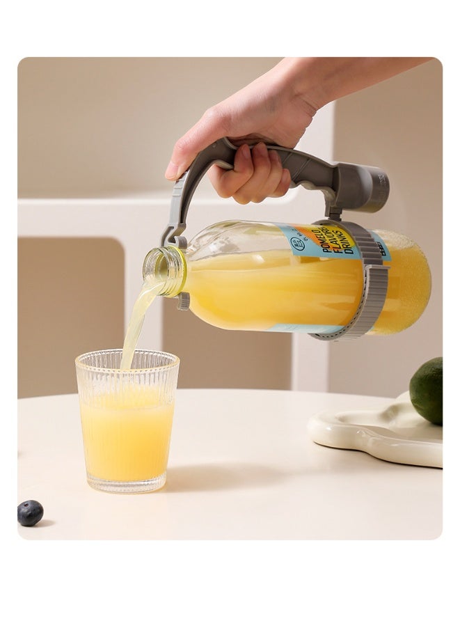 Red Plastic Bottle Handle – Ergonomic Pour Grip, Anti‑Collapse, Built‑in Opener, Universal Fit - Image 2