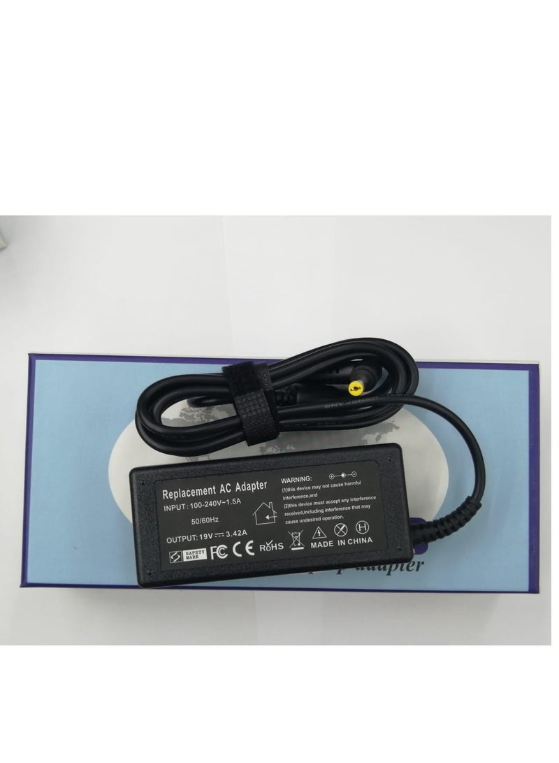 NMC 19V 3.42A 65W Laptop Charger for Toshiba Satellite C50 C50D C55 C75 C655 C850 C855 C855D C55D C675 C650 P50 A100 A105 - Image 1