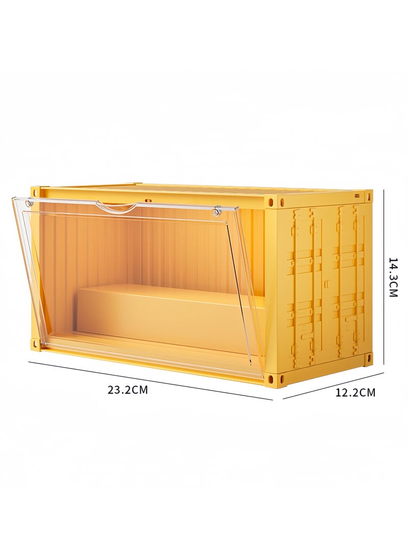 SKT Shiketro Labubu Container Blind Box Storage Box Dustproof Cabinet Home Transparent Pop Mart Display Stand Doll Doll Box  - Image 1