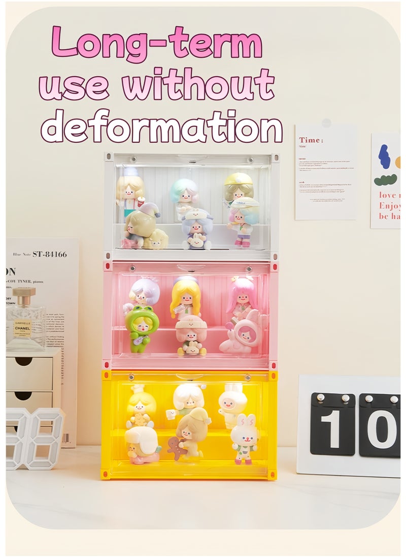 SKT Shiketro Labubu Container Blind Box Storage Box Dustproof Cabinet Home Transparent Pop Mart Display Stand Doll Doll Box  - Image 2