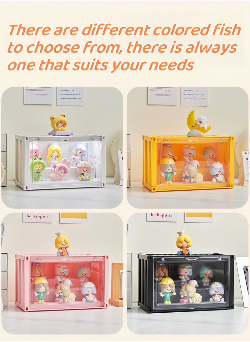SKT Shiketro Labubu Container Blind Box Storage Box Dustproof Cabinet Home Transparent Pop Mart Display Stand Doll Doll Box  - Image 4