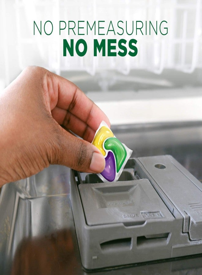 Cascade Platinum Dishwasher Pods, Actionpacs Dishwasher Detergent with Dishwasher Cleaner Action, Lemon Platinum Plus, 30 Count - Image 5