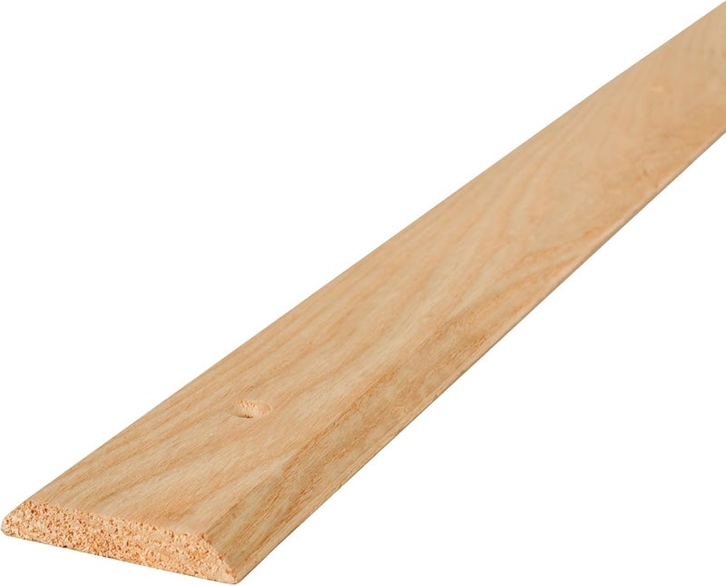 M-D Building Products Flat Door Threshold - 2-1/2 In W x 36 In L x 3/8 In H, Natural Oak Finish - Image 1