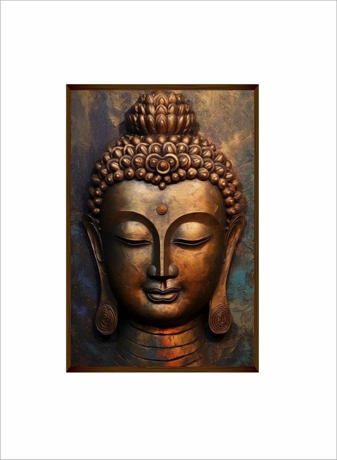 Artsense Premium Buddha canvas painting for wall decoration -20x30 inches (50x75 cm) (style 3) - Image 2
