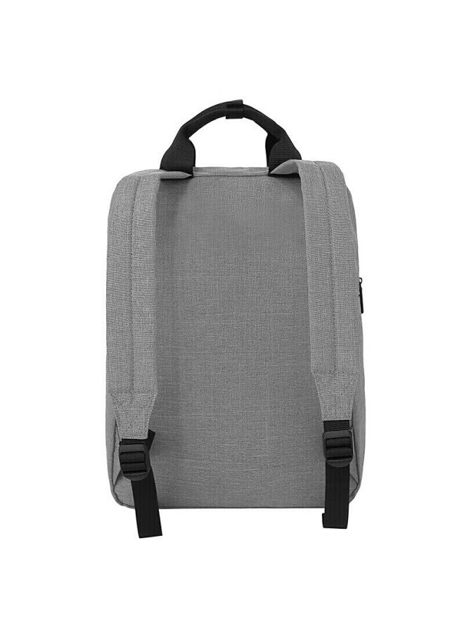 Lexon Backpack 14-Inch Laptop Bag For Men And Women, Water-Resistant Single Compartment Casual School Bag, Light Gray - Image 3