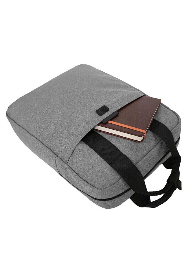 Lexon Backpack 14-Inch Laptop Bag For Men And Women, Water-Resistant Single Compartment Casual School Bag, Light Gray - Image 5