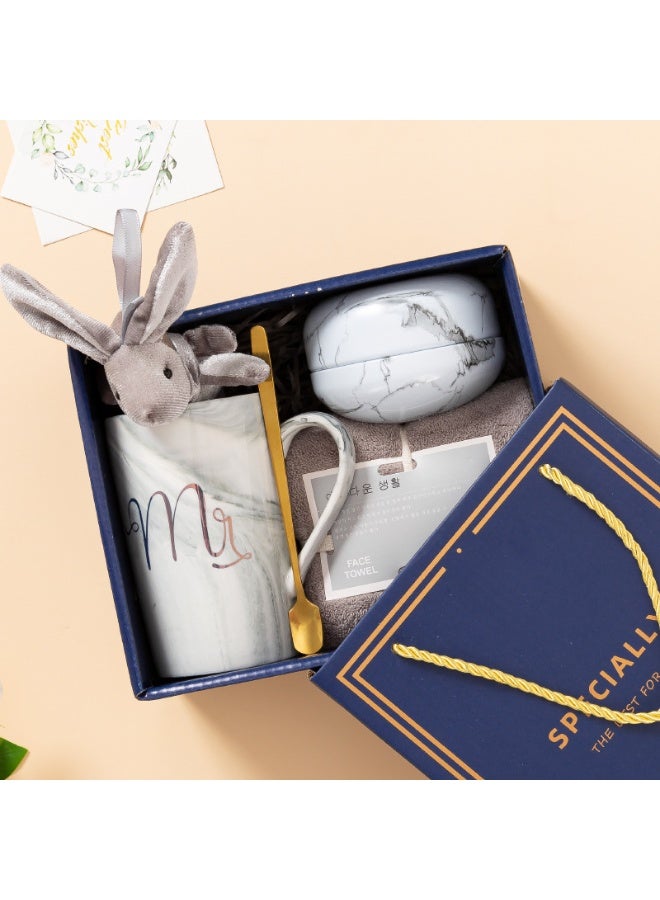 GuRiver Birthday Gift for Girls Woman,Gifts Set for Ladies and Girls Gift Basket for Mother's Day & Eid Gift Basket for Girls,Sister,Mom,Wife,Girlfriend and Friends ,Blue Luxury Gift Box for Mother , Women's Gift Set for Ramadan - Image 1