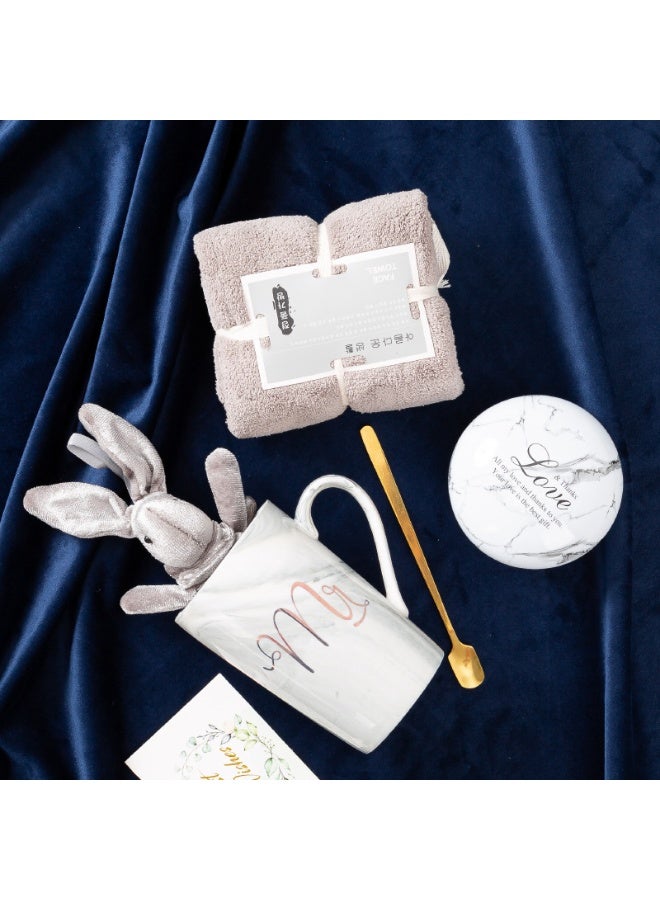 GuRiver Birthday Gift for Girls Woman,Gifts Set for Ladies and Girls Gift Basket for Mother's Day & Eid Gift Basket for Girls,Sister,Mom,Wife,Girlfriend and Friends ,Blue Luxury Gift Box for Mother , Women's Gift Set for Ramadan - Image 3