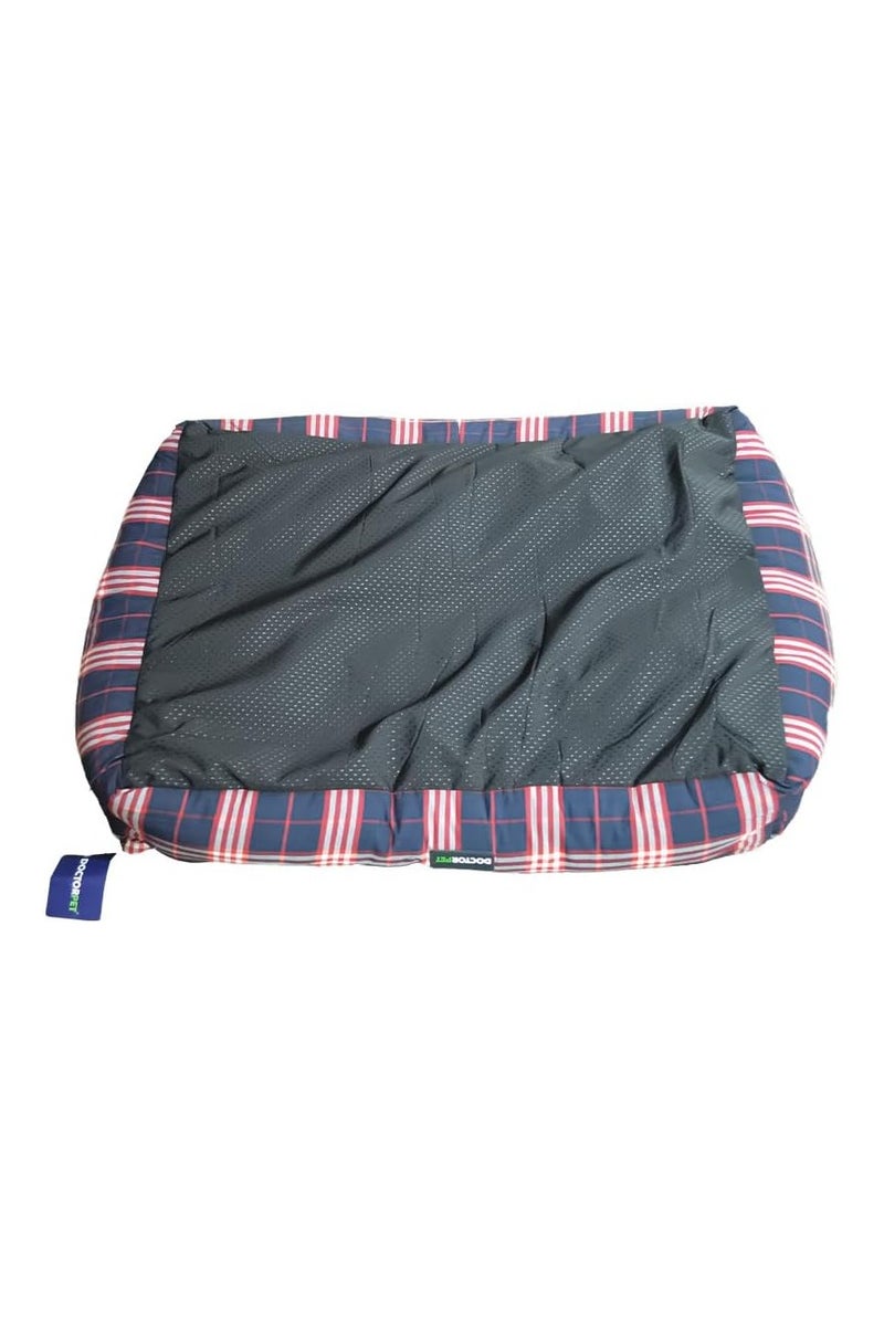 DOCTERPET Doctor Pet Danish Series Rectangle Pet Bed XLarge - 110x80x22cm - Waterproof Cooling Fabric, Reversible Cushion, Non-Slip Base - Ideal for Large Dogs & Outdoor Use - Image 2