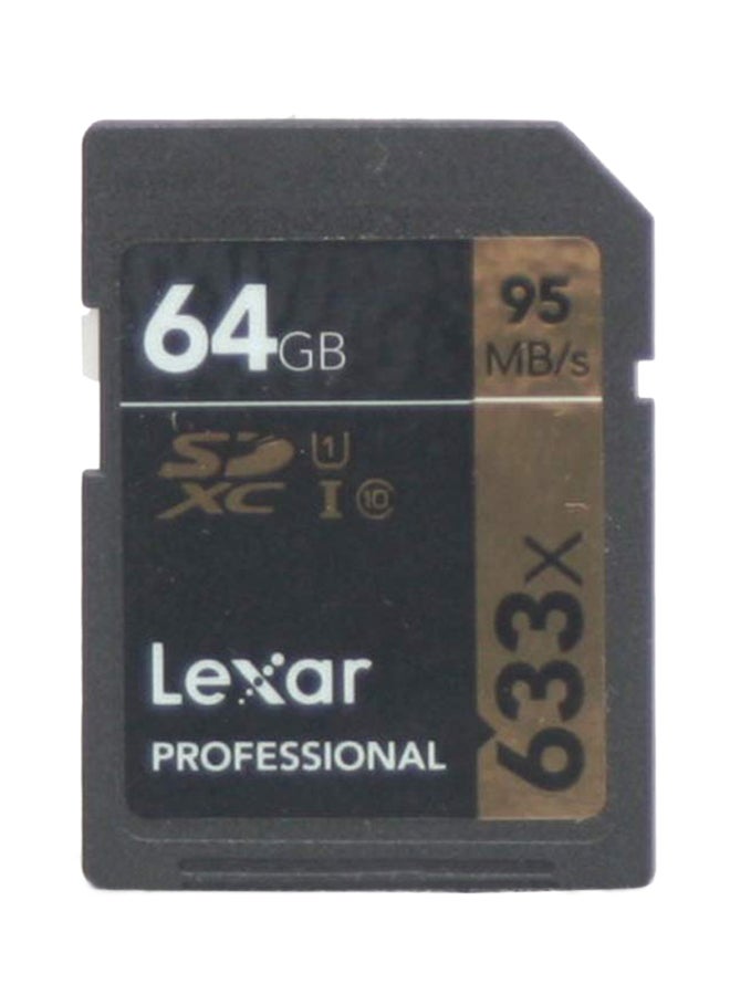 ليكسار بطاقة SDXC احترافية 633x طراز UHS-I - Image 1