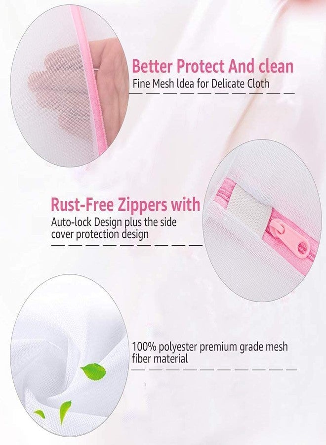 MARMIX 3 Pcs (S1/M1/L1) Mesh Laundry Washing Bags With Premium Rust Free Zipper, Storage Bag, Store Dirty Clothes, Washing Bags, Blouse, Bra, Hosiery, Lingerie, Stocking, Jeans (polyester) - Image 5