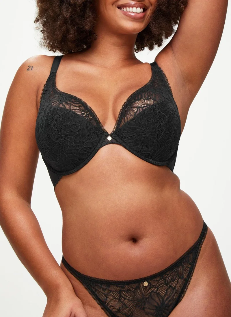 آن سمرز Alice Padded Plunge Bra Black