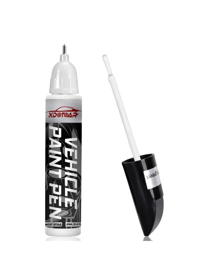 xdotoar White Car Paint Touch Up Pen, Color Accurate Touch Up Paint for Cars, Professional Automotive Paint Scratch Repair, Lasting Auto Scratch Remover, Quick Drying, Easy to Use, Safe and Non-toxic - Image 1