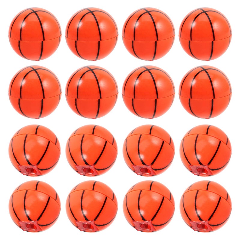 20Pcs Basketball Shaped Pencil Sharpeners Portable Handheld Reusable School Art Supplies - Image 2