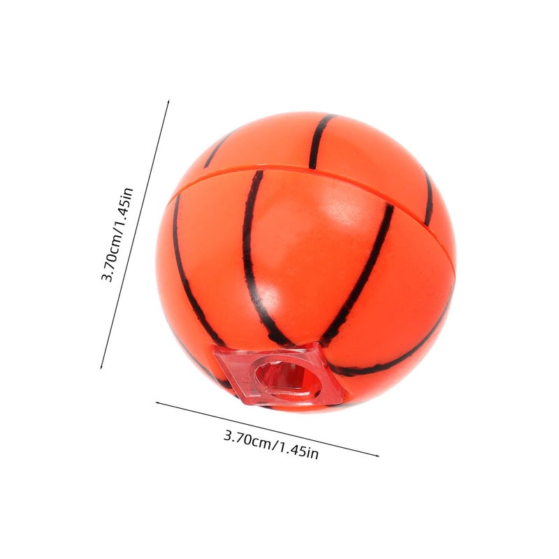 20Pcs Basketball Shaped Pencil Sharpeners Portable Handheld Reusable School Art Supplies - Image 3