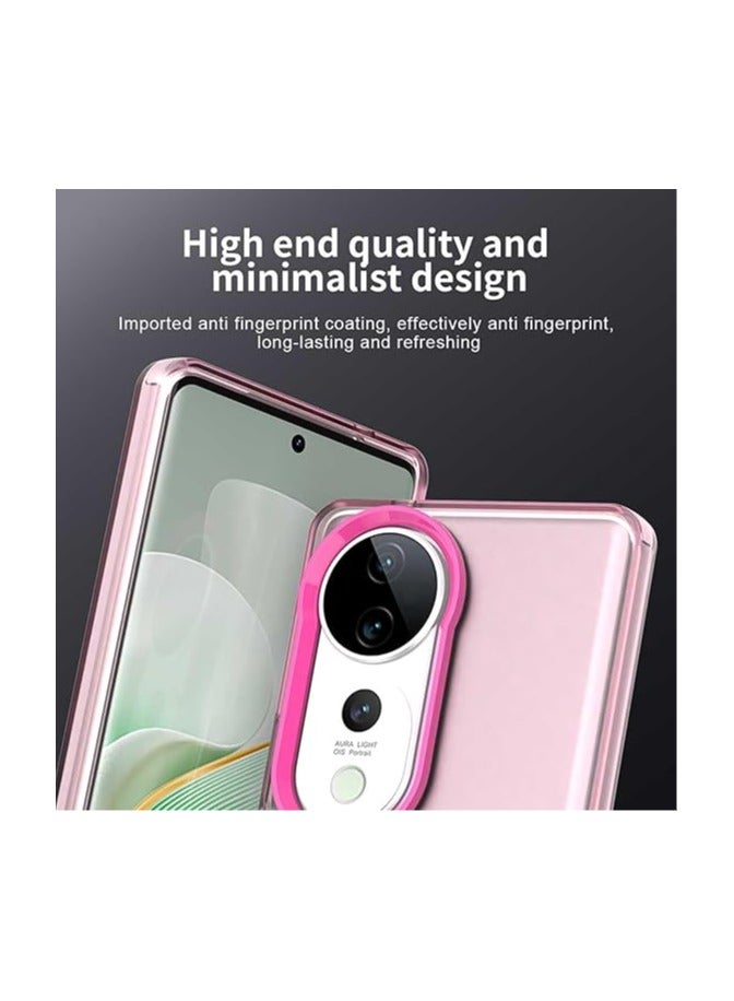 General Clear Case Compatible with VIVO V40 5G, Compatible with Mag-Safe, Shockproof High-Grade Protection, Yellowing Resistant, Magnetic Classic Hybrid Case  - Image 4