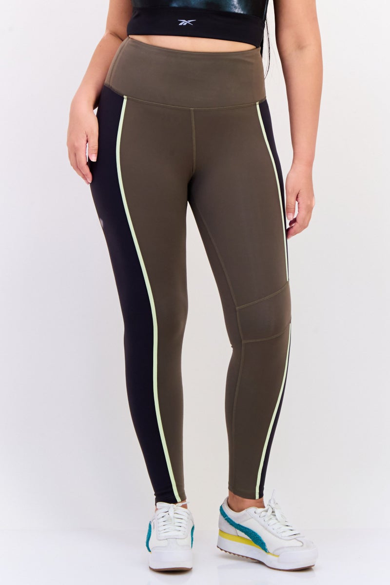 Reebok Women Sportswear Fit Training Tight, Brown - Image 1