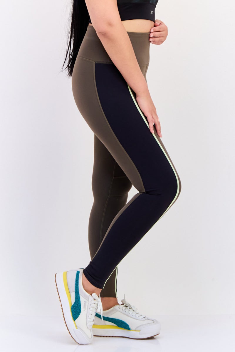 Reebok Women Sportswear Fit Training Tight, Brown - Image 4