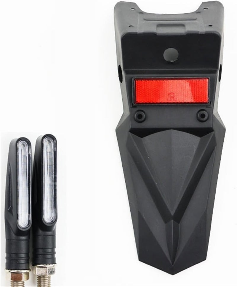 Wivplex Motorcycle Rear Mudguard and Signal Lights Kit - Image 1