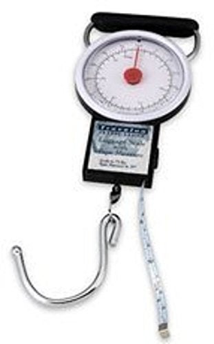 AMBSS SYS Manual Luggage Suitcase Scale with Built-in Tape Measure Weighs Bags to 75lbs.- Up to 39" Long - Black-One Size - Image 4