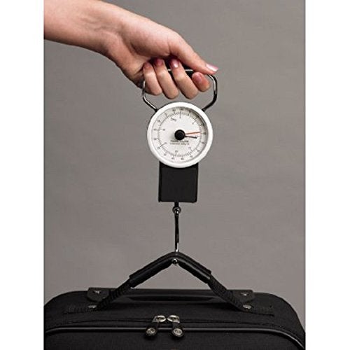 AMBSS SYS Manual Luggage Suitcase Scale with Built-in Tape Measure Weighs Bags to 75lbs.- Up to 39" Long - Black-One Size - Image 3