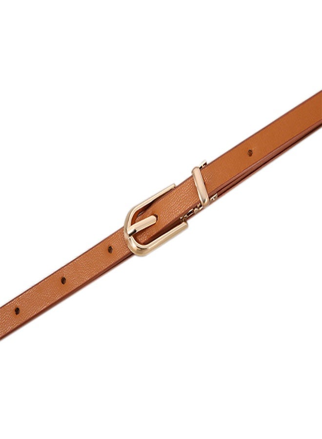 HAWAWA 4 Pack Women Skinny PU Leather Belts Slim Thin Belt for Dresses Jeans Pants Ladies Girls Small Waist Belt 1CM Width - Image 5