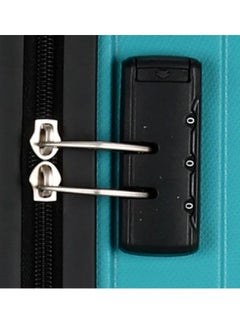 KAMILIANT KAMILIANT  Triprism 3PCS SET hardside Luggage sets with Spinner wheels - Cabin,Medium,Large - Aqua Blue  - Image 4