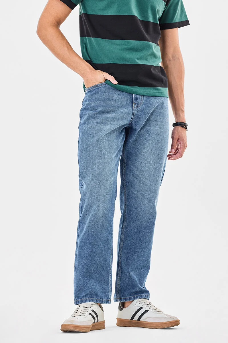 SNITCH جينز أزرق واسع