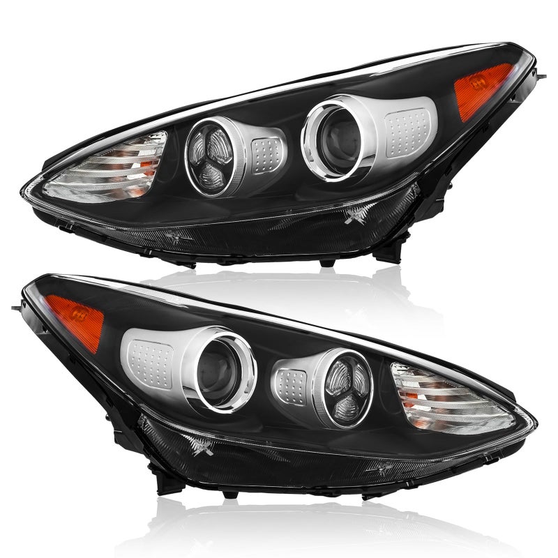 TODO Headlight Compatible with 20172021 Kia SportageLeft Driver Right Passenger92101D9110 92102D9110