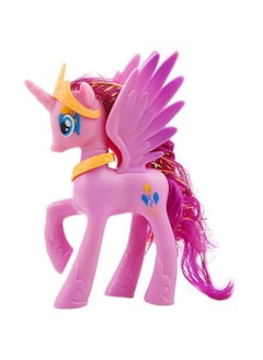 OCTOBER Little Horse Toy Friendship Movie Feature Character 14CM Doll Action Figure Model Toy for Girls (Pinkie Pie)  - Image 1