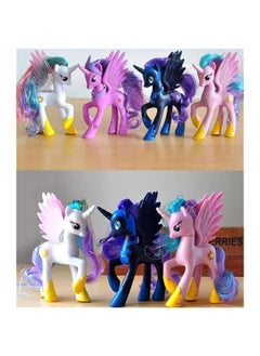 OCTOBER Little Horse Toy Friendship Movie Feature Character 14CM Doll Action Figure Model Toy for Girls (Pinkie Pie)  - Image 5