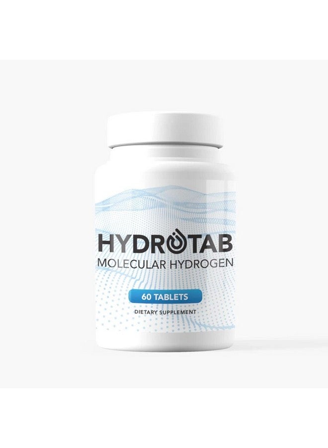 HydroTab مكمل غذائي هيدروتاب هيدروجين جزيئي H2، خالي من الكائنات المعدلة وراثيًا، خالي من الجلوتين، خالي من الصويا (60 قرص) - Image 1
