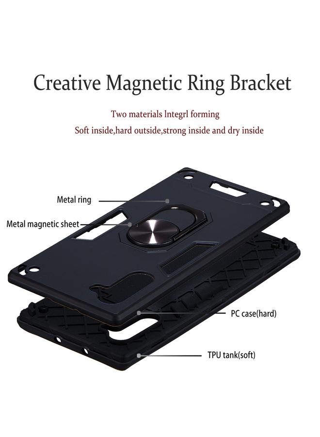 S-TOP Case For Samsung Galaxy Note 10 / Note 10 5G 2 in 1 Armour Series PC + TPU Protective Case with Ring Holder - Image 5
