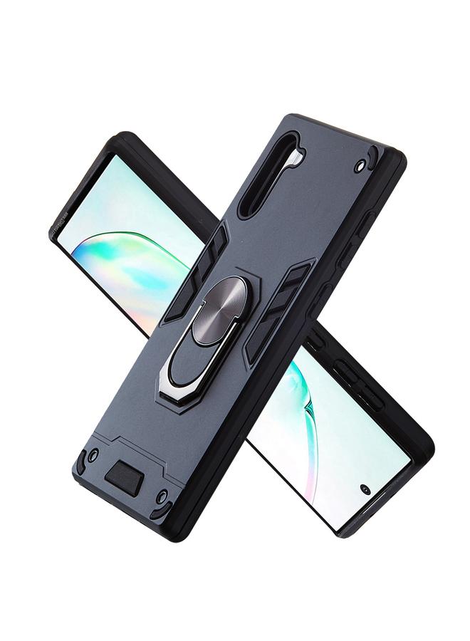 S-TOP Case For Samsung Galaxy Note 10 / Note 10 5G 2 in 1 Armour Series PC + TPU Protective Case with Ring Holder - Image 3